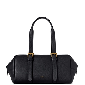 Mulberry Boston Black Heavy Grain